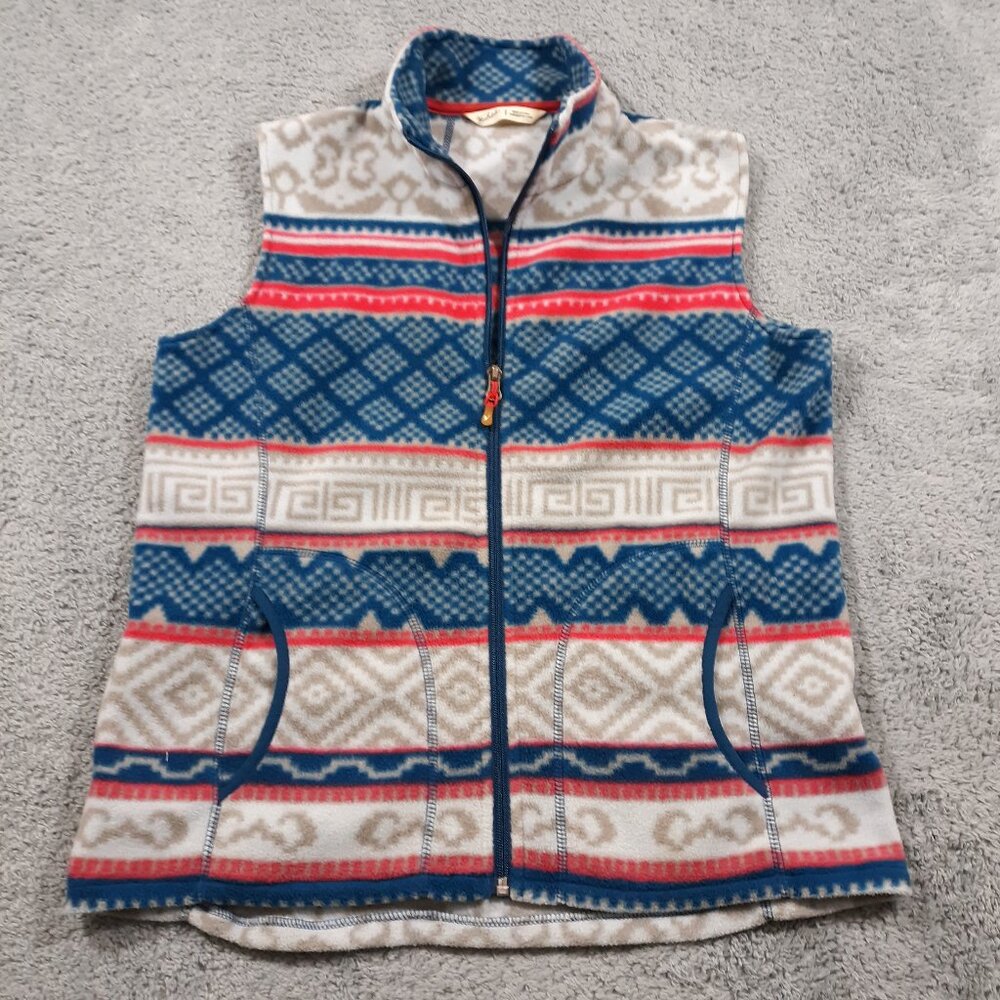 Woolrich Fleece Vest‎ Womens Size Small Outdoor Vintage Southwestern Aztec